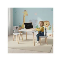 Eco Toys Dečiji set nameštaja Koala, sto + 2 stolice