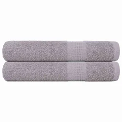 Ručnici za saunu FROGN 2 kom sivi 80x200 cm 360 g/m2
