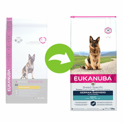 Eukanuba velika vreća + gumena loptica s konopcem besplatno! - German Shepherd, 12 kgBESPLATNA dostava od 299kn