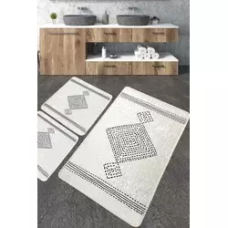 Lessentiel Maison Set 3 prostirke za kupatilo Šareni