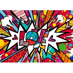 BlueBird - Puzzle Romero Britto: Love Pop Dot Burst - 500 kosov