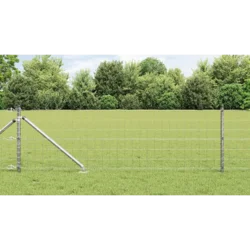 Euro ograda s špicama 25 x 0,4 m Pocinčani čelik Srebrna Mreža