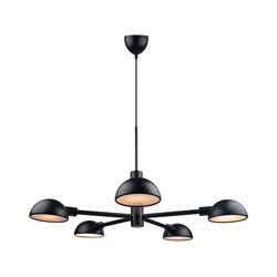 DFTP by Nordlux - Luster na sajli NOMI 5xE14/8W/230V crne boje