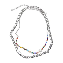 Necklace 2-Pack - silver colors