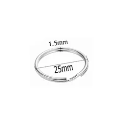 Alka za ključeve 25 mm boja inox-a