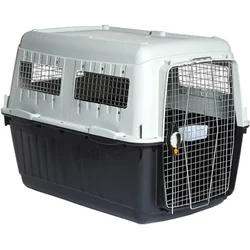 MP Bergamo Bracco Travel 7 Transporter za ljubimce sa plastičnom rešetkom, 102x73x76.5cm, Sivo-crni