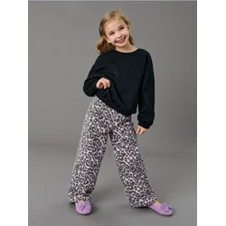 Sinsay - Wide leg džins sa leopard printom - šareno
