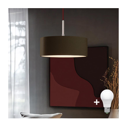 Eglo - LED luster na sajli TUNJA 1xE27/60W/230V braon