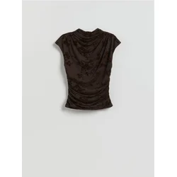 Reserved - Bluza s drapiranim detaljem