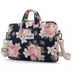 CANVASLIFE BRIEFCASE LAPTOP 13-14 NAVY ROSE (0795787711187)