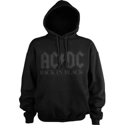AC/DC Kapuco Back In Black Unisex Black S