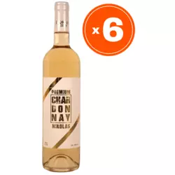 Nikolas Wines Chardonnay Premium Belo vino, 0.75l, 6 komada