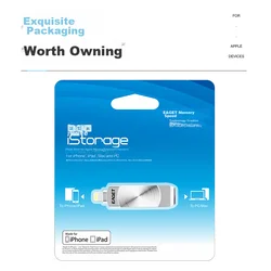 Eaget USB Flash memorija, 256GB, USB 3.0, Lightning, Srebrne boje