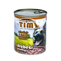 TIM Dog perutnina v konzervi 800 g