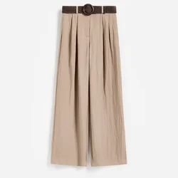 Reserved - Široke pantalone s kaišem