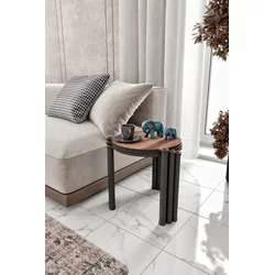 HANAH HOME Lavia 3 Walnut set stolova