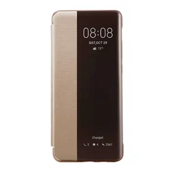 Maska na preklop Smart view cover za Huawei P40 Pro, Zlatna