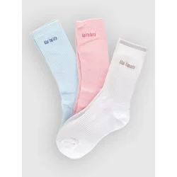Blue Tomato Logo 3 Pack Socks white
