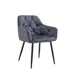 Kuhinjski stol ADO 2 velvet siva