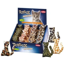 Nobby Igrača mačka tekstilna mačka 9cm zaslon 40pcs