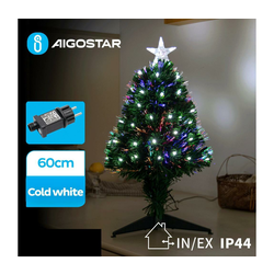 Aigostar - LED Spoljašnja božićna jelka LED/3,6W/230V 60 cm IP44 hladno-bela