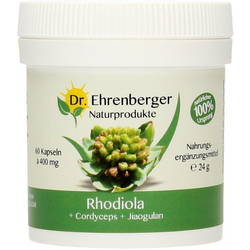 DR. EHRENBERGER Rhodiola, 60 kapsul