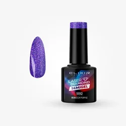 Elixir Gel lak za nokte Laser Diamond 1192, Rebecca Purple, 8ml