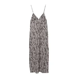 Pull&Bear Poletna obleka dimno modra/off-bela