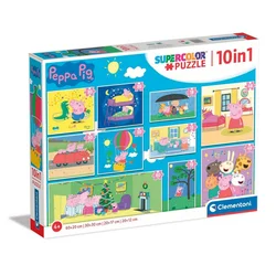 Clementoni Puzzle za decu 10 in 1 Peppa pig