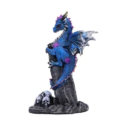 Figurica zmaja Nemesis Now Cobalt Rune Protector - 10,8 cm (U7067B25)