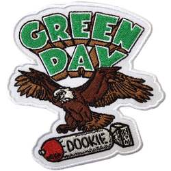 Green Day Dookie Eagle Iron-On Patch