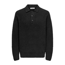 Only & Sons Pulover ONSDALE črna