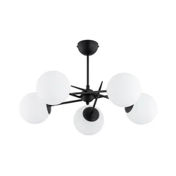 Plafonski luster PRIMERY 5xE14/10W/230V crni