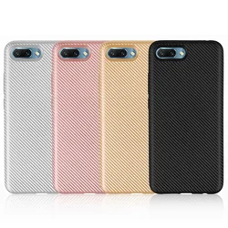 Maska Carbon fiber za Huawei P Smart 2021, Crna