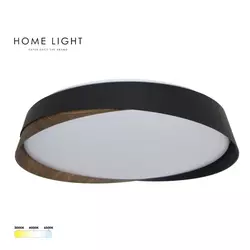 SOLEA 79 PLAFONSKA SVETILJKA 20W CCT CRNA/DRVO