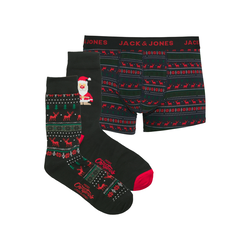JACK & JONES Boksarice JACXMAS REINDEER smaragd/rdeča/črna/bela