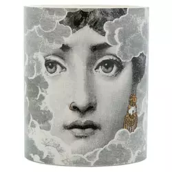 Fornasetti-face print candle-unisex-Grey