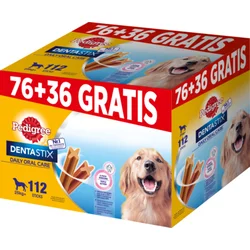 Dentastix Large - Maxi paket 76 + 36 GRATIS