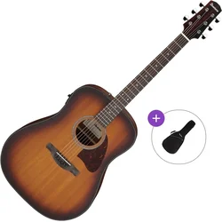 Ibanez AAD54E-OMH Basic SET Mahogany Sunburst Elektroakustična dreadnought