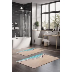 Lessentiel Maison Set prostirki za kupatilo CT-5206, 2 Komada, Bež