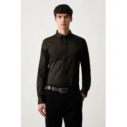 Armani Exchange srajca moška bombažna z elastanom