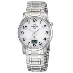 Master Time MTGA-10306-12M Radio Controlled Basic Series Mens 41mm 3ATM
