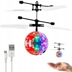 Akumulatorska leteča disko krogla LED RGB AKCIJA - IKONKA