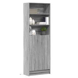 Visoka komoda LED boja hrasta 69x32,5x200 cm konstruirano drvo