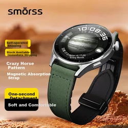 Smorss Zamenska narukvica za pametni sat za Huawei Watch, Maslinasto zelena