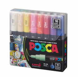 UNI set PC-1M POSCA /0.7mm 16 kom