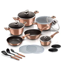 Berlingerhaus Set posod BH-7034 18 ks Rosegold Metallic Line