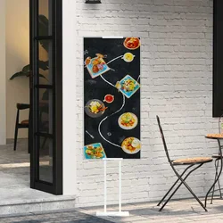 Stalci za sajmove 2 kom. Bijelo 30 x 23,5 x 210 cm Čelik