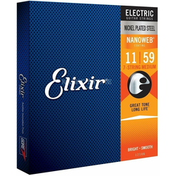 Elixir 12106 7-String Electric NanoWeb Nickel Medium