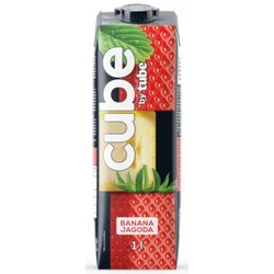 VOĆNI NAPITAK CUBE BY TUBE BANANA+JAGODA 1L BRIK